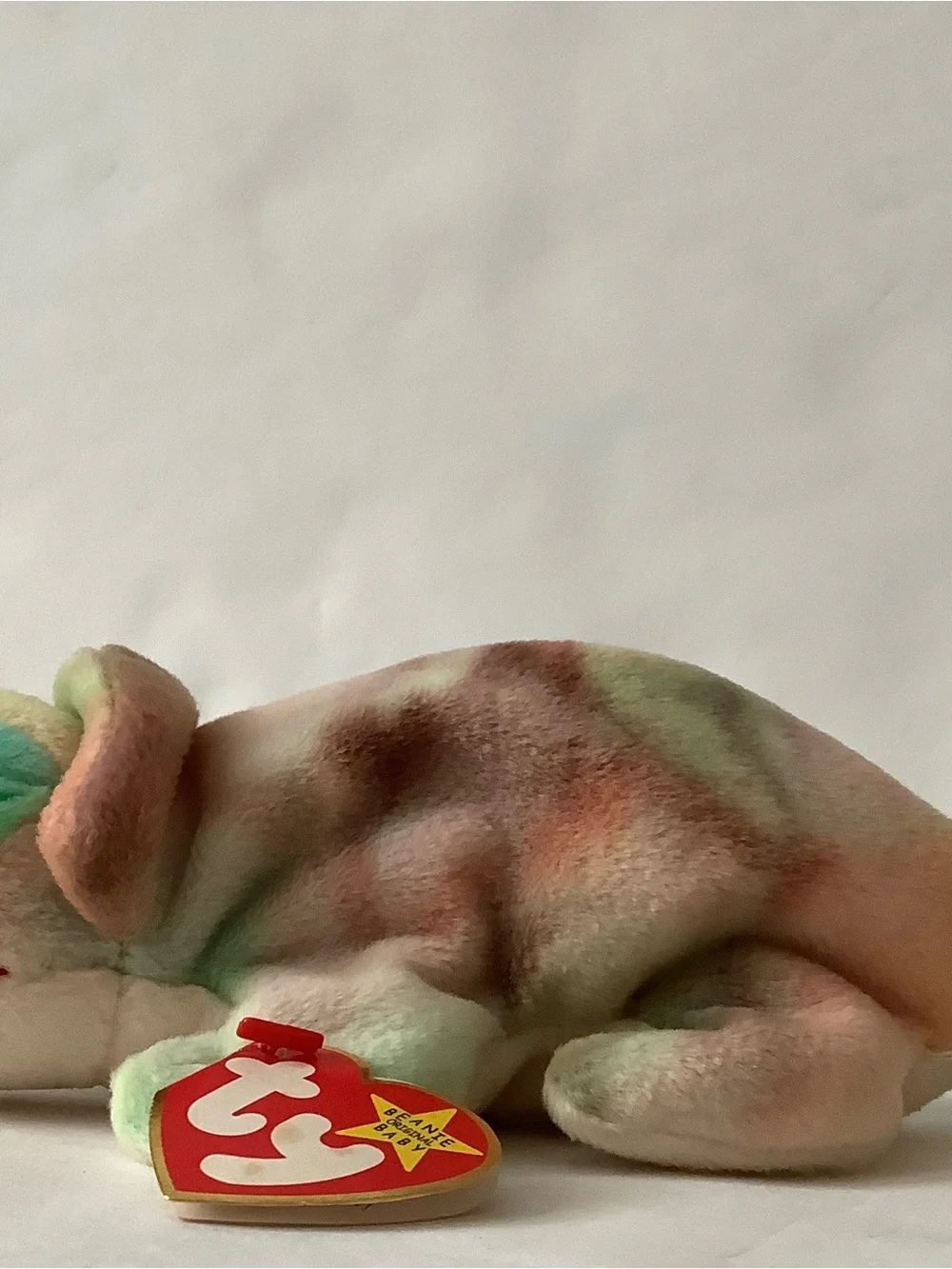 Ty beanie baby rainbow, Iggy, the Laguana chameleon lizard.